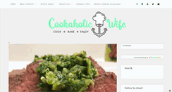 Desktop Screenshot of cookaholicwife.com